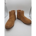 Cat & Jack Toddler Size 7 Cognac Suede Ankle Boots- New