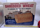 Vintage 1987 Nabisco Shredded Wheat Tin 1939 Replica Advertising Decor Canister